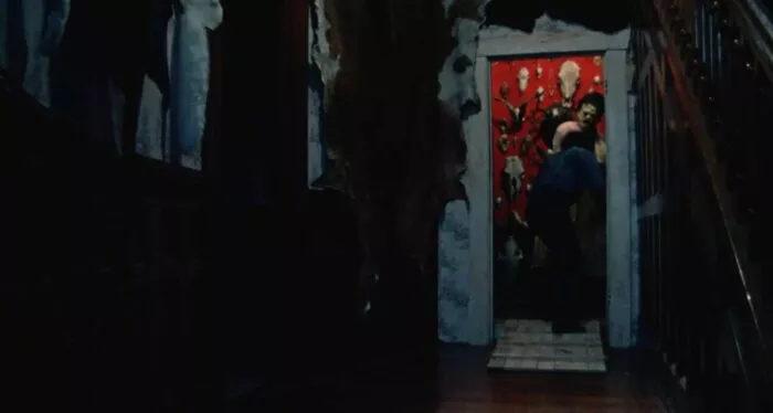 Leatherface killing a man