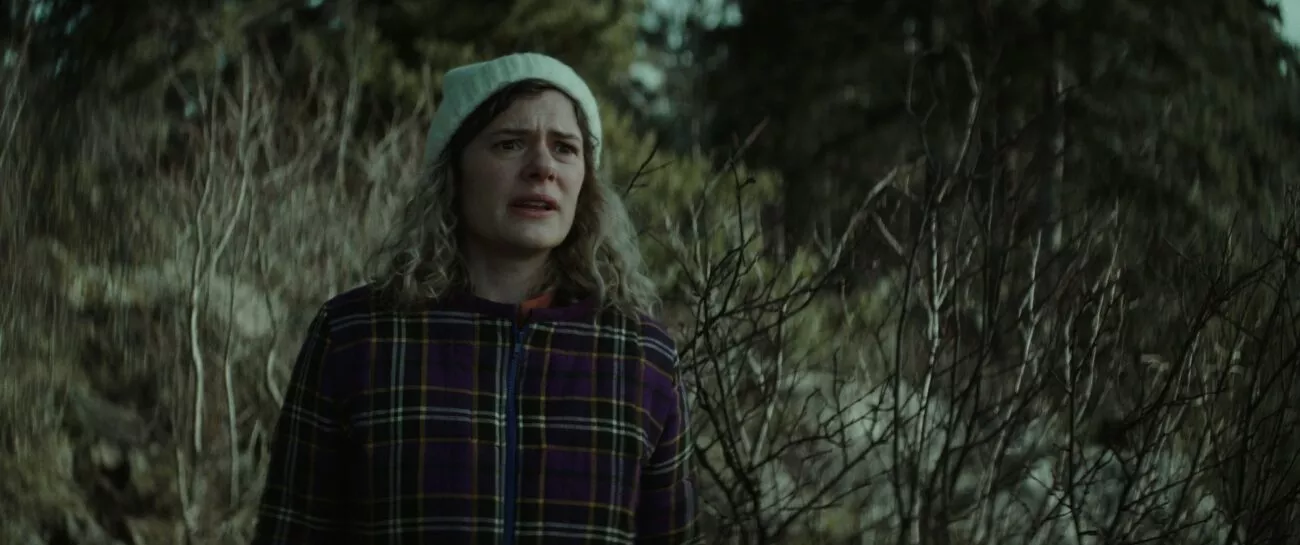 A woman looking concerned