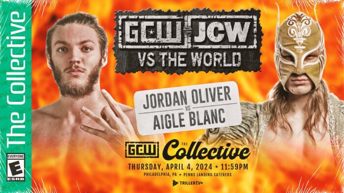 Jordan Oliver vs. Aigle Blanc title card