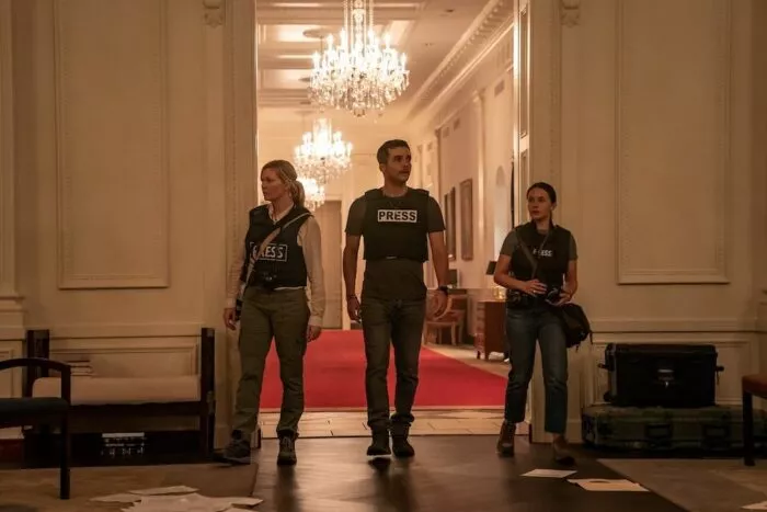 Three journalists in the White House