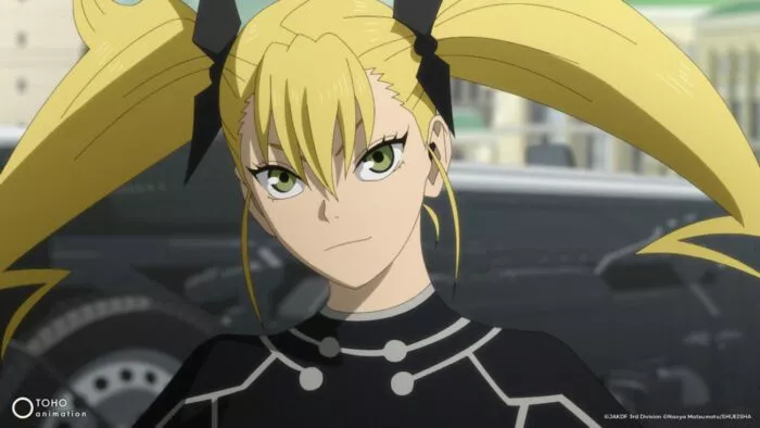 A woman looking confident