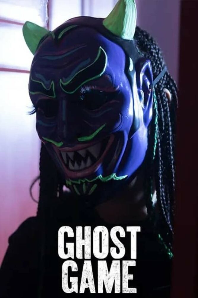 A masked individual with the words GHOST GAME written underneath.