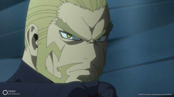 A man looking angry
