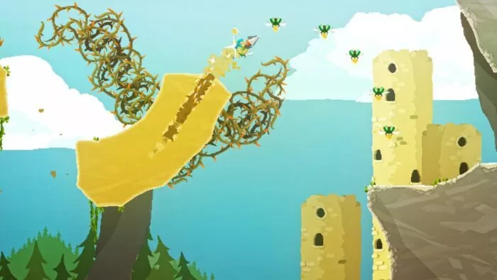 Shooting from one surface to another in Pepper Grinder