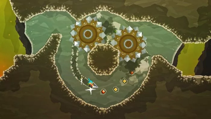 Large rolling obstacles in Pepper Grinder.