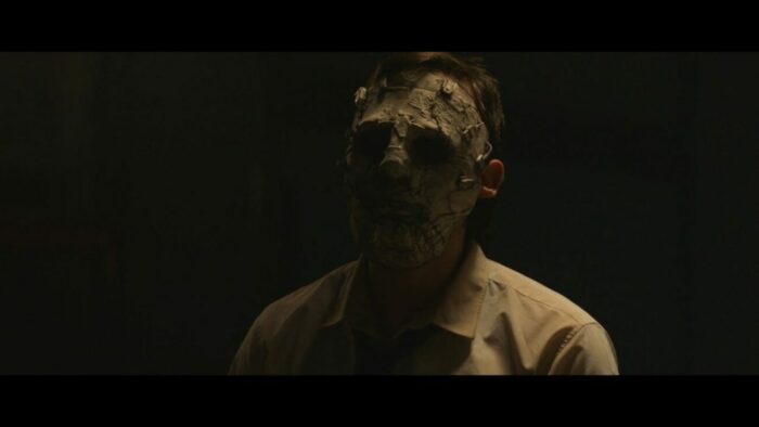 A masked man