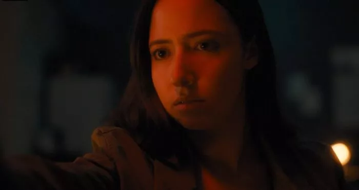 A woman looking concerned