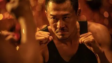 A man ready to fight