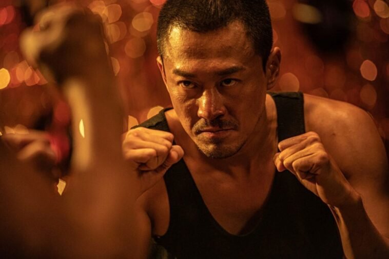 A man ready to fight