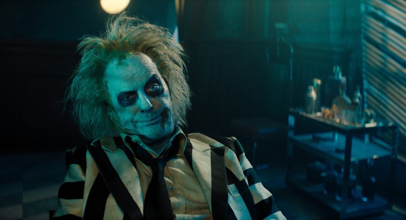 Beetlejuice making a weird face