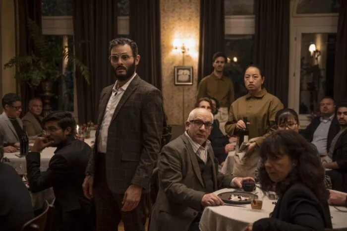 People at a fancy restaurant