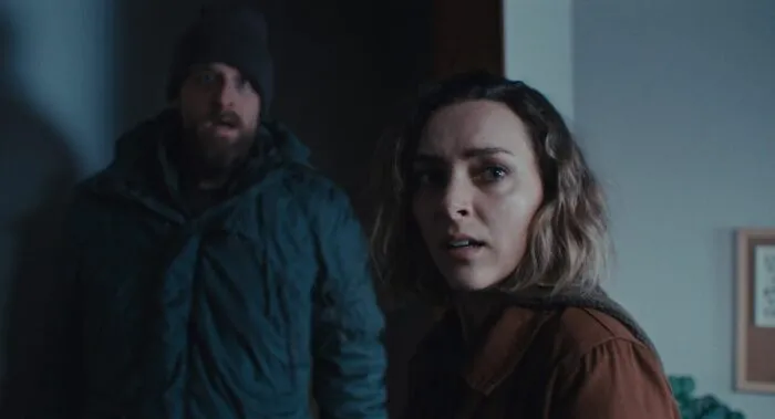 Two people looking concerned about