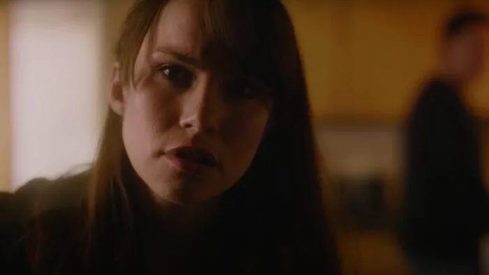 A woman looking concerned