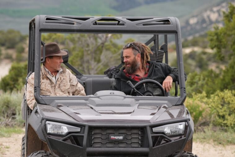 Eric and Chad drive to the ranch in the Side-by-Side