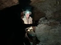 Chad and Eric in the cavern near the Keyhole