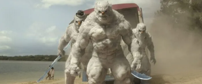 Snowmen ready for a fight