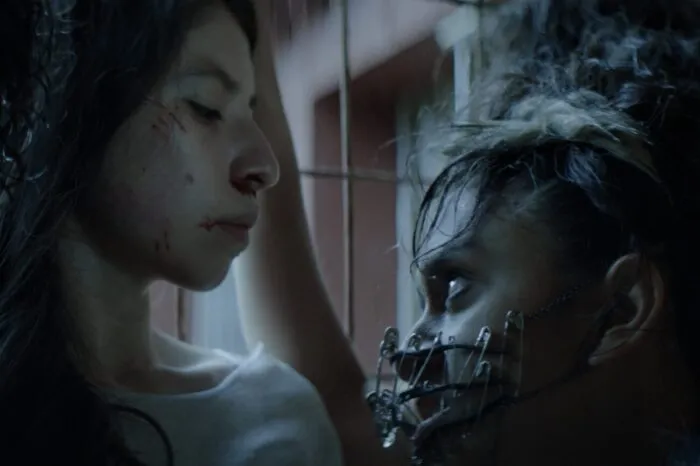 Rita staring down a scary girl