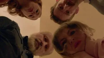 Four faces staring directly at the camera.