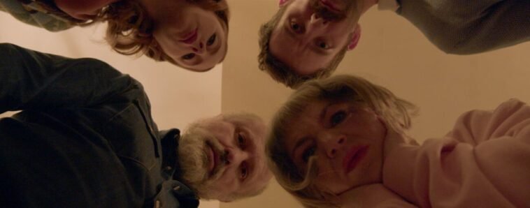 Four faces staring directly at the camera.