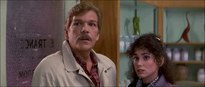 Tom Atkins and Stacey Nelkin in Halloween III