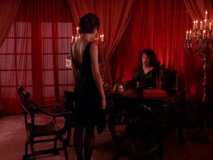 Audrey in Blackie’s office