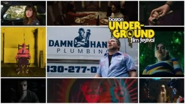 A collage of film images from The Dunwich Horrors block at BUFF 25.