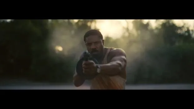 Smoke fires with a machine gun