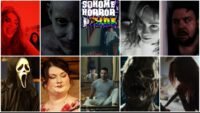 A collage of the ten features playing at Soho Horror Pride 2025.