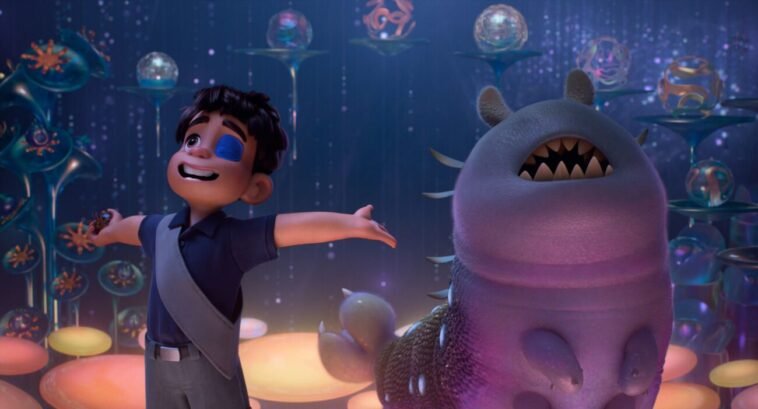 Elio and Glordon looking up