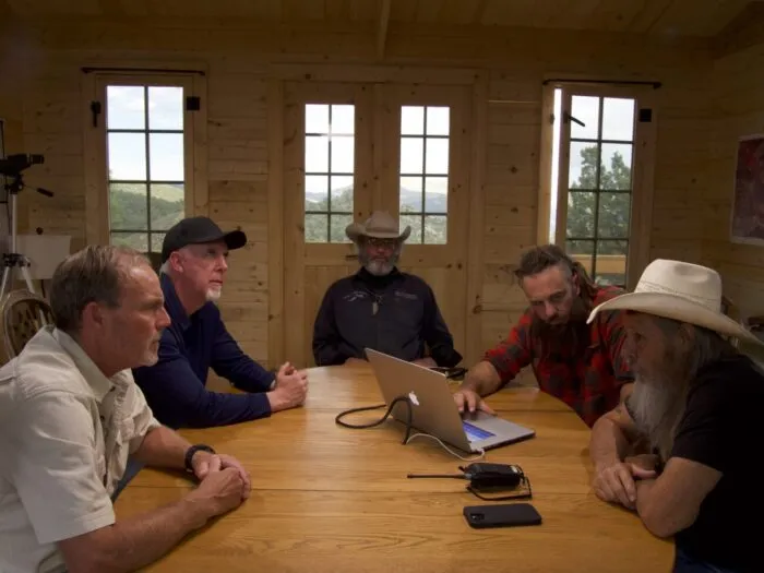 Eric Drummond, James Keenan, Duane Ollinger, Chad Ollinger and Charles Snider discuss the motives of the thief and the purpose of the cylinder he stole.