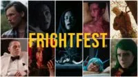 A collage of images from films appearing at FrightFest 2025.