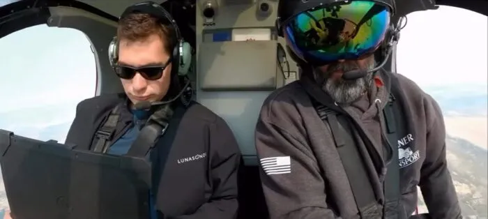 Jeremiah and Brock are in Helicopter 1