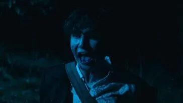 Tessa screams into the darkness in THE TROUBLE WITH TESSA
