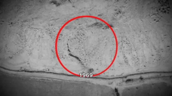 A top down view of the Mesa from 1969 (Skinwalker Ranch: Hard Boiled)