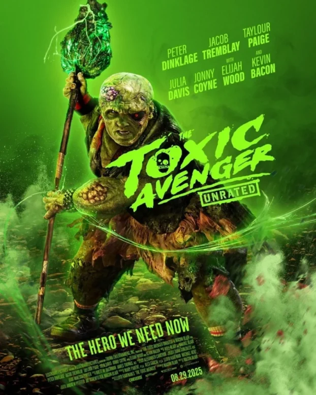 Toxie (Peter Dinklage) stands with his deadly mop.