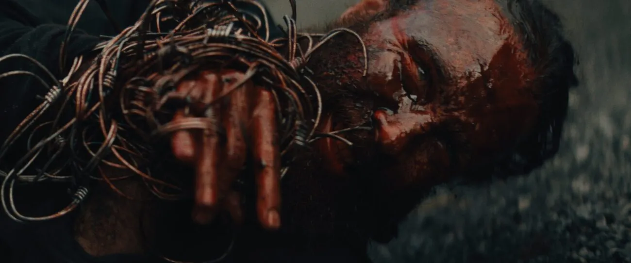 Jeffrey Decker as Teddy, making his ironic point in Syphon