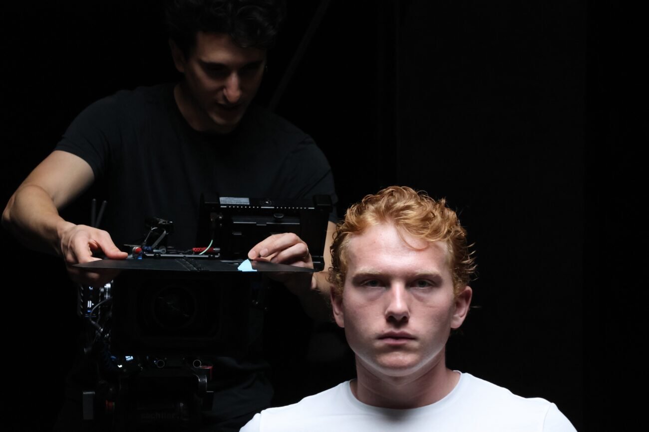 Behind the scenes of Tribe (dir Dan Asma) with Keaton Asma, who plays Charlie in found footage within the film