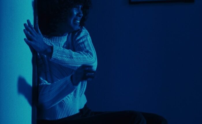 Lucy (Alexis Zollicoffer) finding her birthday party hard to take in I See the Demon