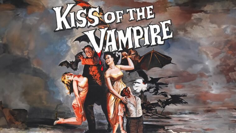 Title card for Kiss of the Vampire.