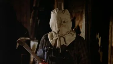 Jason stalks in Friday the 13th Part II