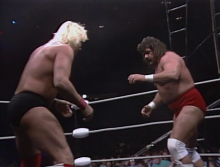 Barry Windham and Steve Williams square off at Starrcade '87